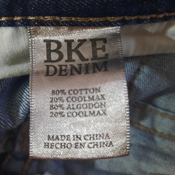 BKE Womens Jake Bootleg Dark Jeans Size 33S - Picture 5 of 7